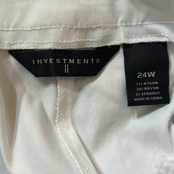 White  pants with stretch net - Picture 6 of 6